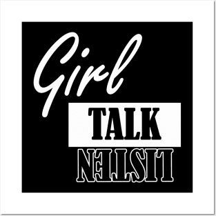 girl talk listen Posters and Art